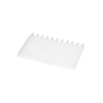 Peigne décor plastique double denture dimension 110x75mm