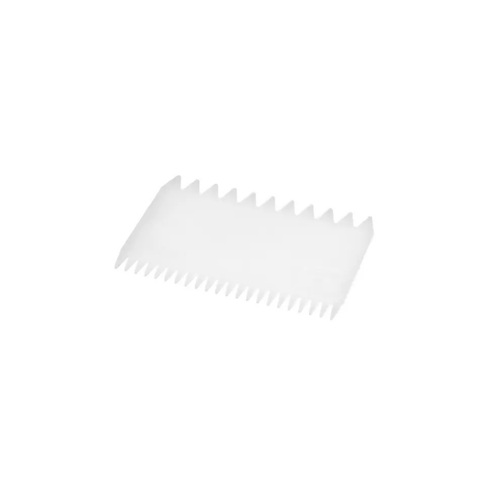 Peigne décor plastique double denture dimension 110x75mm