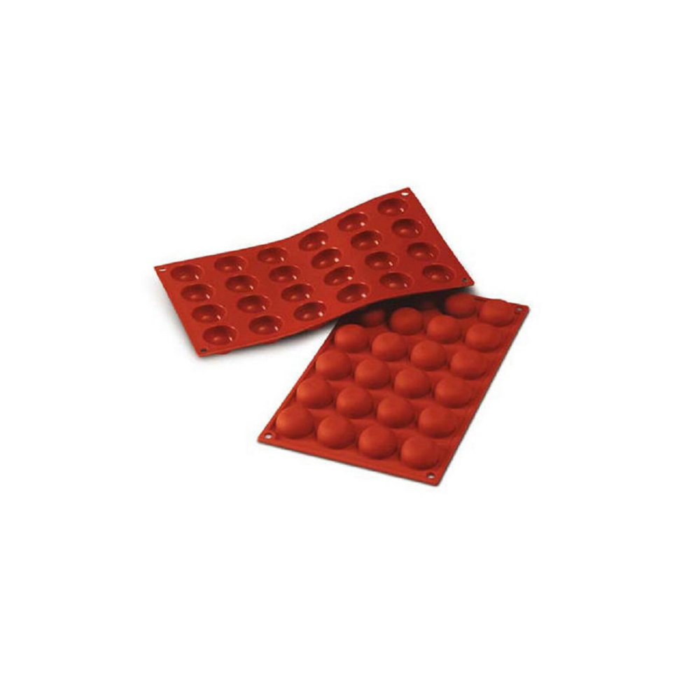 Moule flexible pomponnettes 24 empreintes diamètre 34 hauteur 16mm