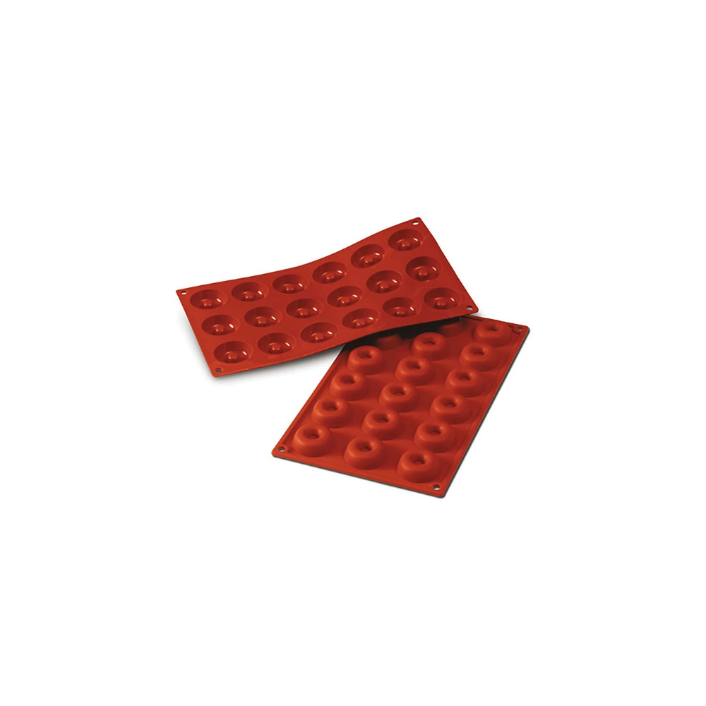 Moule flexible mini savarins 18 empreintes diamètre 41 hauteur 12mm