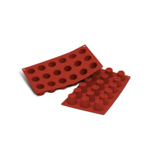 Moule flexible mini cannelés 18 empreintes diamètre 35 hauteur 35mm