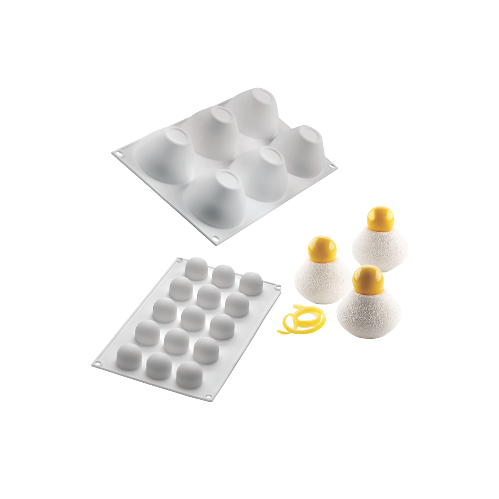 Moule silicone 6 fragances diamètre 63 hauteur 45mm