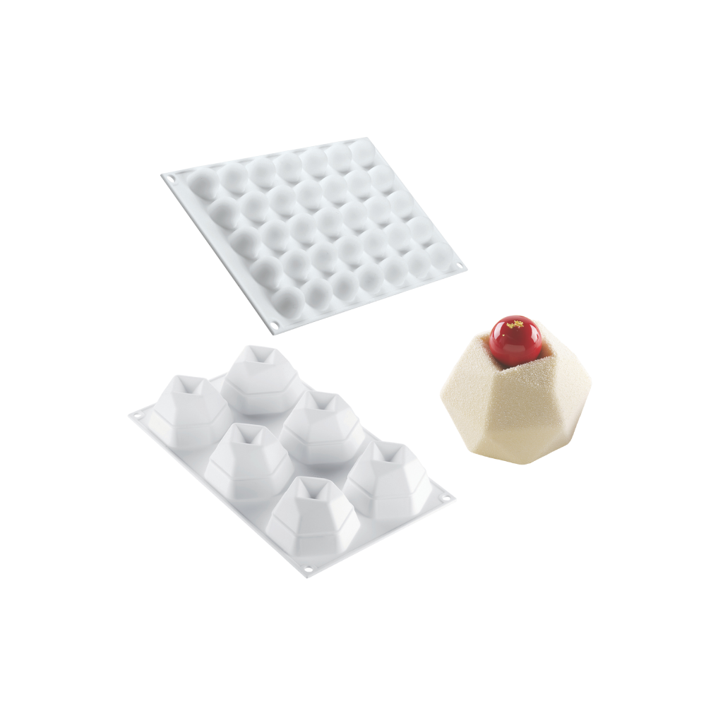 Moule silicone kit 6 moules cosmos diamètre 65 hauteur 60mm