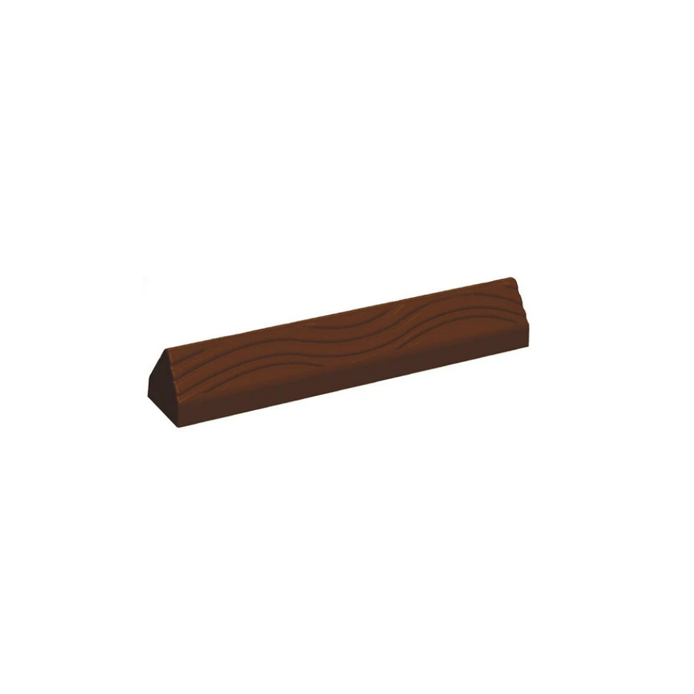 Gouttière à buche plastique triangle marbre dimension 509x83 hauteur 80mm