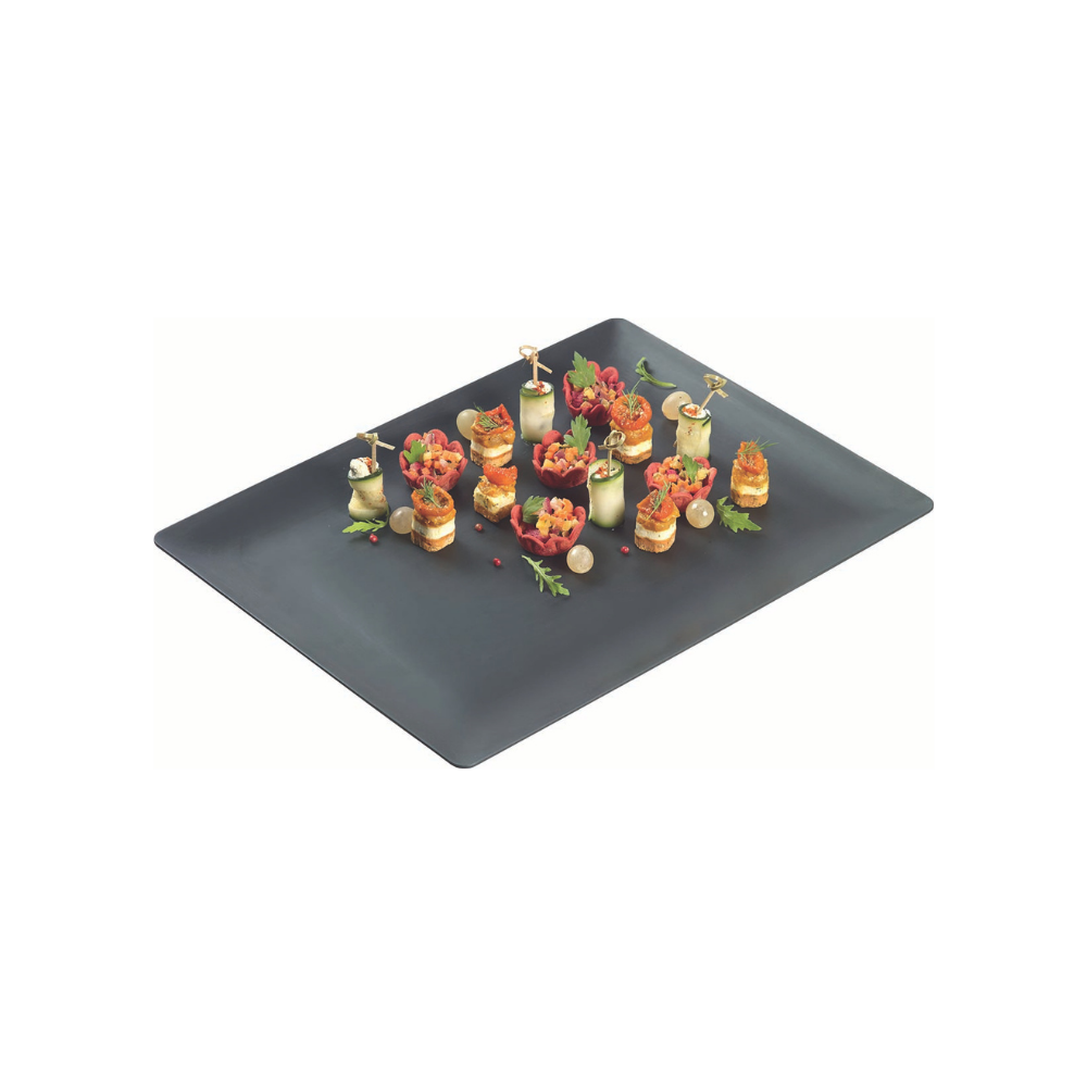 Plateau noir dimension 320x290 mm hauteur 17 mm paquet de 10 pièces