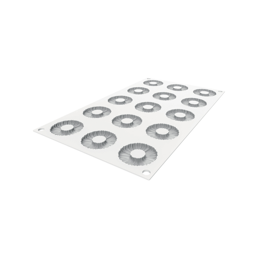 Moule silicone 15 tutus diamètre 45 hauteur 6,5mm