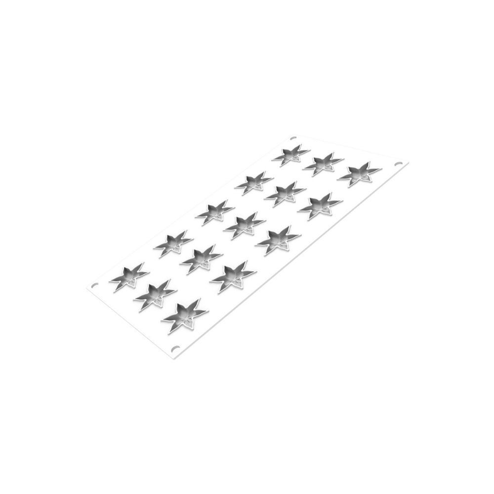 Moule silicone 15 moules corolles diamètre 45 hauteur 6mm