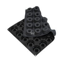 Moule silicone kougloffs 35 empreintes diamètre 71 hauteur 35mm dimension plaque 60x40cm