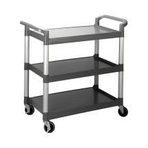 Chariot de service avec 3 plateaux amovibles en polyéthylène 103x49x95