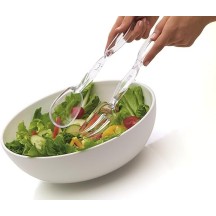 Pince à salade en acrylique démontable.