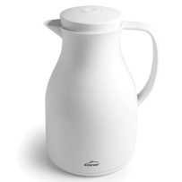 Pichet de service isotherme en polypropylène blanc 1L