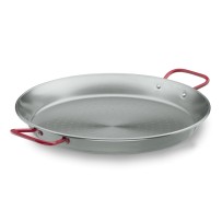 Poêle à Paella en tôle acier Diamètre 70cm