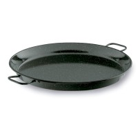 Poele à Paella Avec Couche Emaille diamètre 32cm