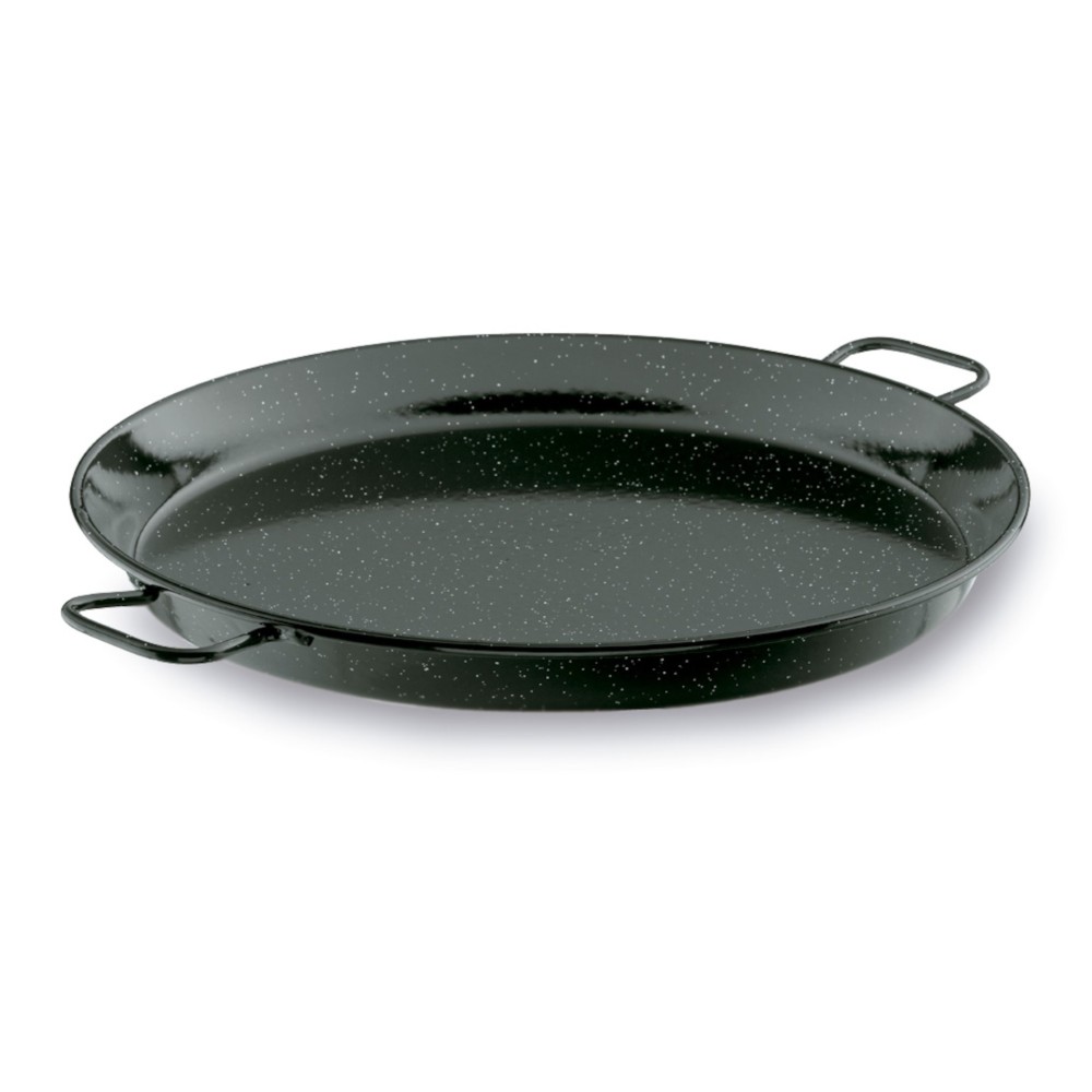 Poele à Paella Avec Couche Emaille diamètre 32cm