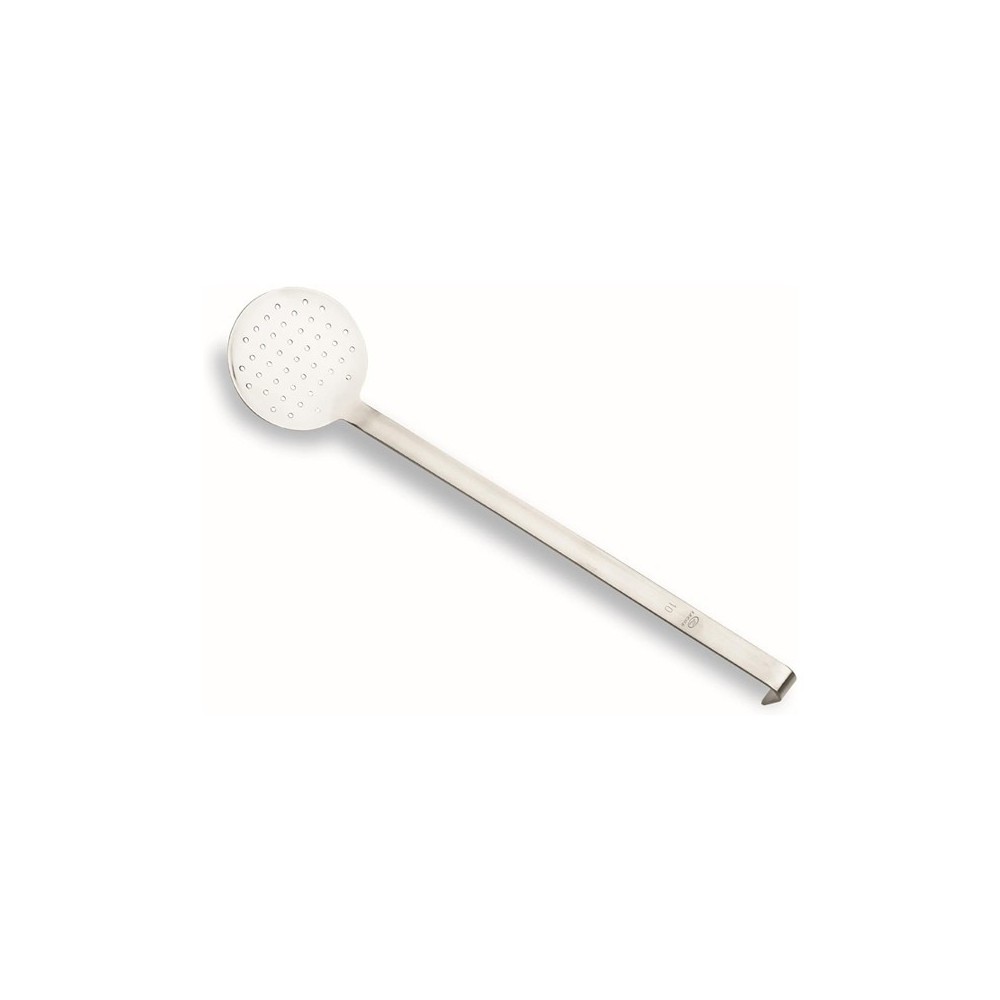 Ecumoire en inox 18/10 Diamètre 12 Longueur 49.5cm