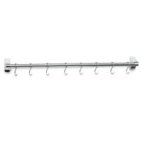 Penderie Murale inox 12 crochets Langueur 100cm