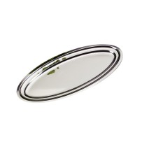 Plateau à poisson en inox 18/10 CR Dimension 60x27cm