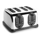 Grille Pain Automatique Pour 2-4 Tranches 14X14cm dimension 33X29X19cm 1750W