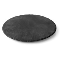 Plateau tournant en ardoise naturelle diamètre 35cm Hauteur 2.5cm