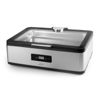Chafing-Dish Electrique GN 1/1 Noir 600W - 6Litres Hauteur 20cm- Température 20ºC80ºC
