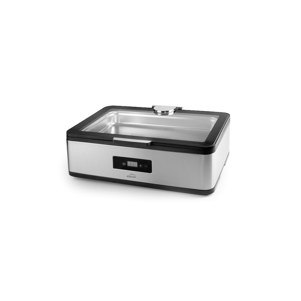 Chafing-Dish Electrique GN 1/1 Noir 600W - 6Litres Hauteur 20cm- Température 20ºC80ºC