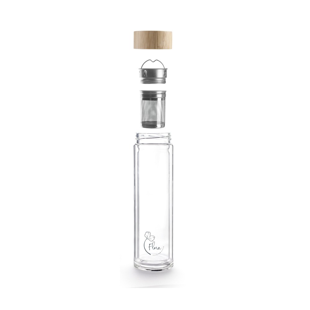Bouteille thermos avec infuseur Diamètre 6.6cm Hauteur 21.5cm - 350ml