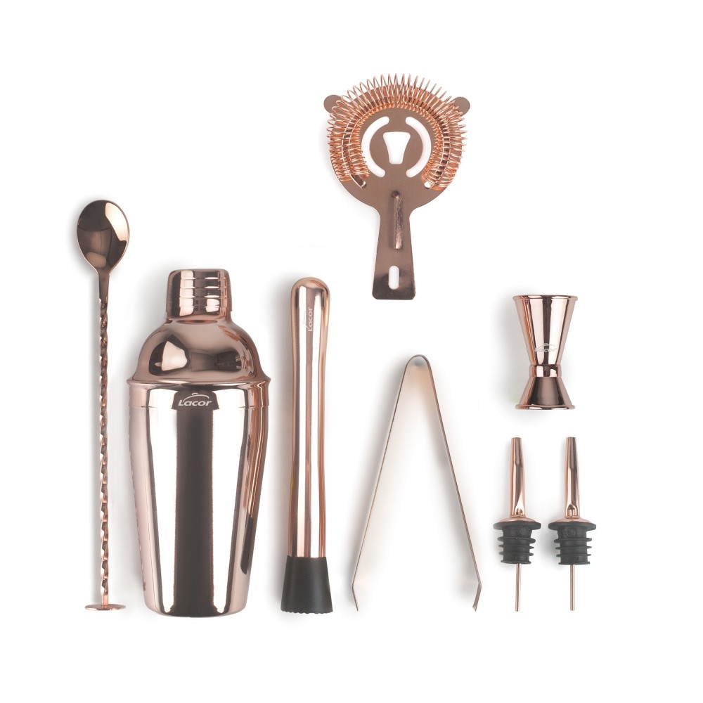 Ensemble pour cocktails en acier inoxydable 8 pièces