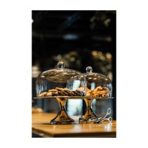 Cloche en verre diamètre 29 Hauteur 15cm