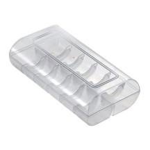 Boite 12 Macarons Transparent dimensions: 185x100x53 mm