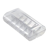 Boite 12 Macarons Transparent dimensions: 185x100x53 mm