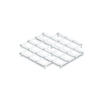Dessous de plat carré en acier inoxydable