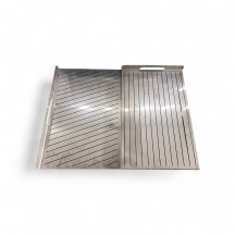 Plaque de Découpe Baklawa inox 40×60cm – 2 Plateaux Assemblés