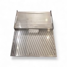 Plaque de Découpe Baklawa inox 40×60cm – 2 Plateaux Assemblés