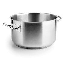 Braisière en inox 18/10 triple fond avec couvercle Diamètre 320mm Hauteur 180mm 14,4 litres