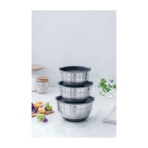 Set de 3 bol en inox 16-18-20cm