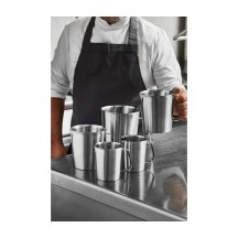 Mesure graduée en inox Diamètre 150mm Hauteur 170mm 2Litres