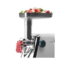 Hachoir à viande 300 watts 1kg/mn inclut 3 disques perforés et 3 accessoires 220 volts 386x166x342mm