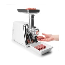 Hachoir à viande 300 watts 1kg/mn inclut 3 disques perforés et 3 accessoires 220 volts 386x166x342mm