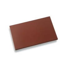 Planche à découper en polyéthylène marron à pied 600x400x20mm