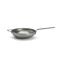 Wok à queue en acier Minéral B élément Diamètre 32cm