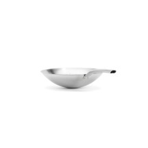Wok spécial induction queue tube inox Diamètre 36cm 1 litre