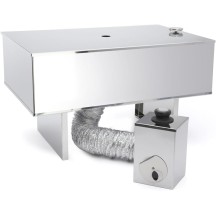 Fumoir inox à 2 étages GM pour fumer à froid(30°c max) ou à chaud 60x40cm