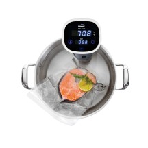 Thermoplongeur Cuisson Basse Température 20-90° 1200W 220V 8.5L/MIN 15Litres Diamètre 10x37cm