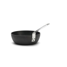 Sauteuse lame manche aluminium forgé noir 24cm