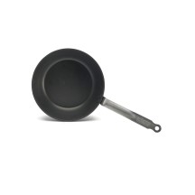 Sauteuse lame manche aluminium forgé noir 24cm