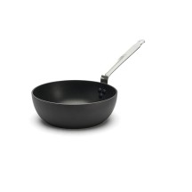 Sauteuse lame manche aluminium forgé noir 28cm