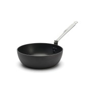 Sauteuse lame manche aluminium forgé noir 28cm