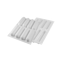 Moule silicone fingers 8 empreintes dimension 126x27 hauteur 27mm