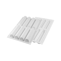 Moule silicone cylindres dimension 126x27 hauteur 27mm