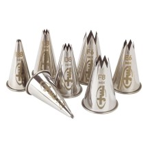 Douille cannelée en inox C8